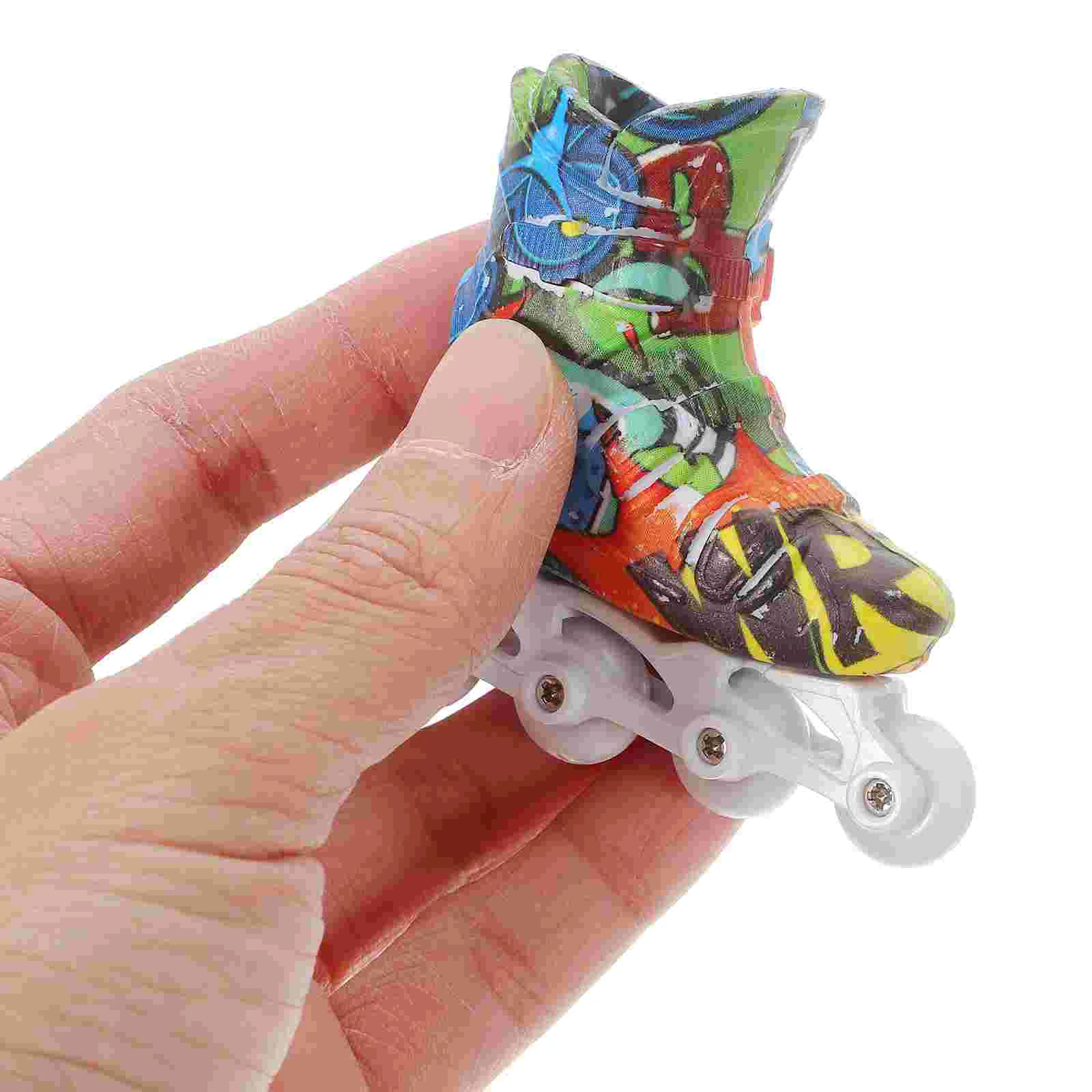 

2 Pairs Fingertip Sports Toys Movement Skate for Kids Children’s Puzzle Accessory Colored Plaything Plastic Model