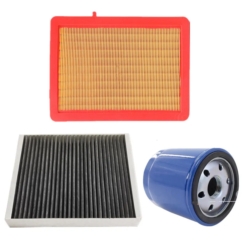 Filter Set For CHEVROLET EQUINOX CP8 1.5T 2.0T Gasoline SUV Air Cabin and Oil Filter After 23279657 air filters car filter power oil filter set