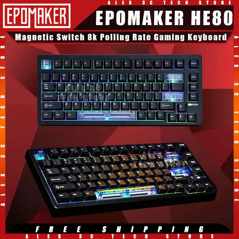 EPOMAKER HE80 Magnetic Keyboard Gasket Structure Magnetic