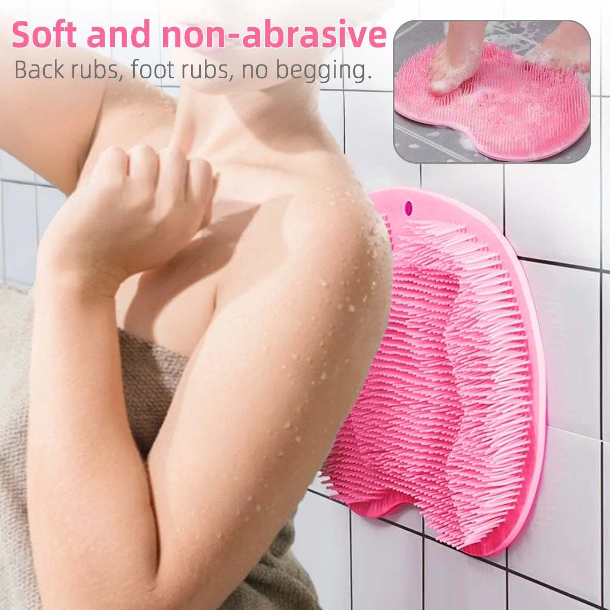 Bathroom Multifunctional Massage Foot Washing Brush