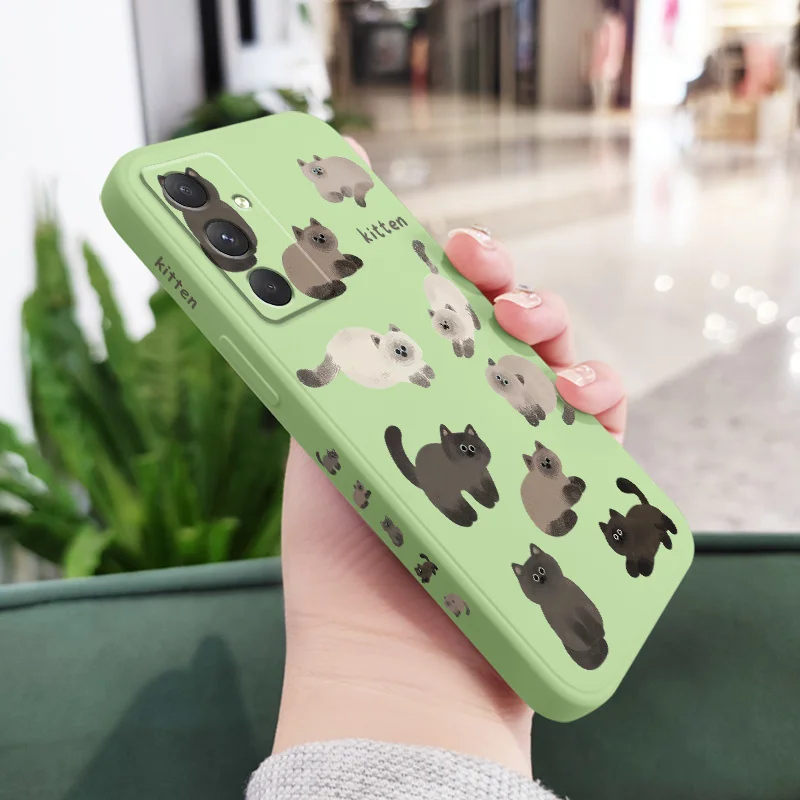 Color Changing Cat Phone Case Cover - Vibrant & Fun Design