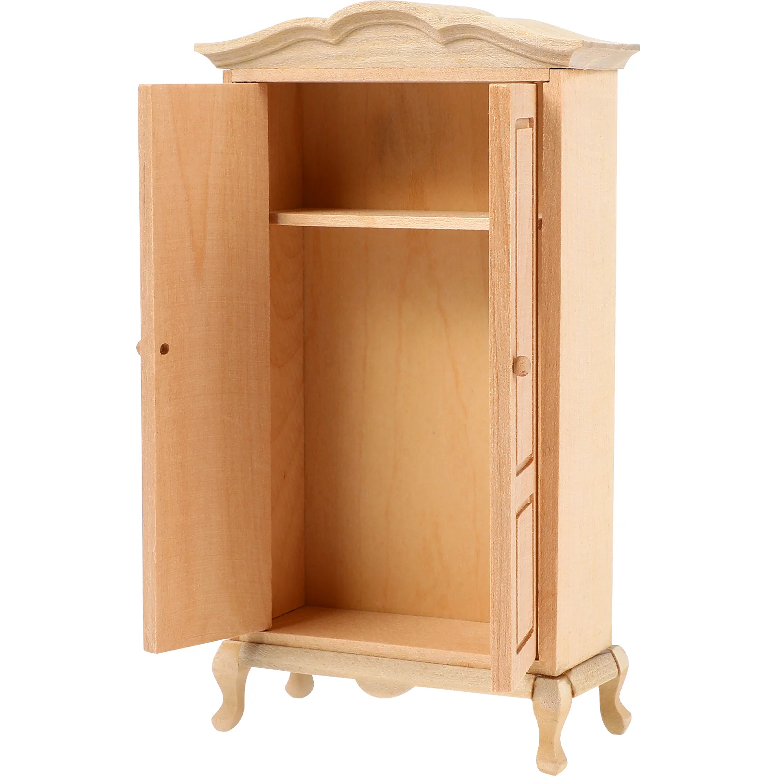 

Wardrobe Model Toy House Decorations Mini Furniture for Dollhouse Miniature