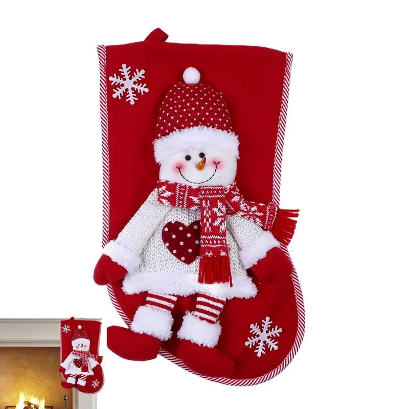 

Christmas Socks Gift Bag Christmas Gift Stockings Portable Christmas Socks Decoration Hang Stockings For Shopping Malls