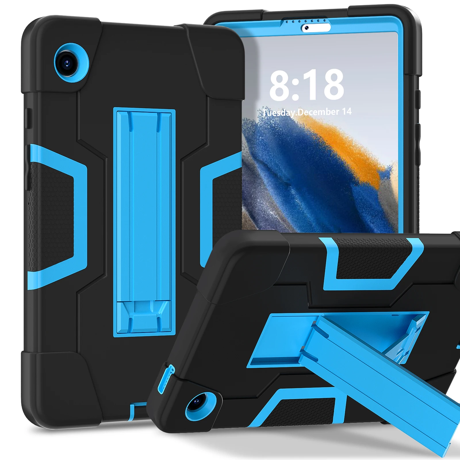 360-Degree Rotating Kids Tablet Case with Shoulder Strap