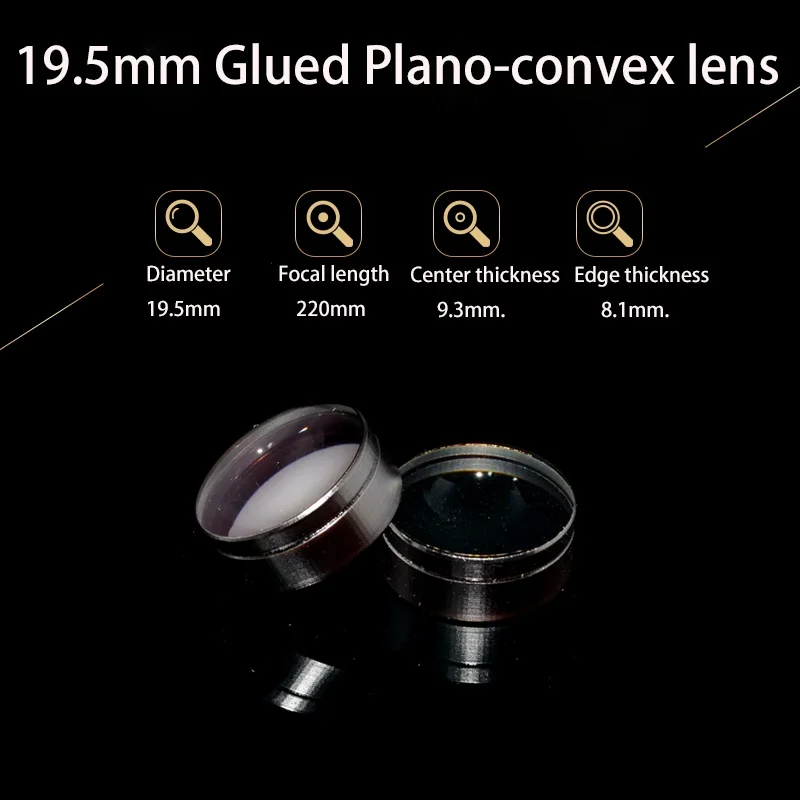 Glued-Convex-Lens-19-5-F220Mm-Condenser-Imaging-Experimental-Stage ...