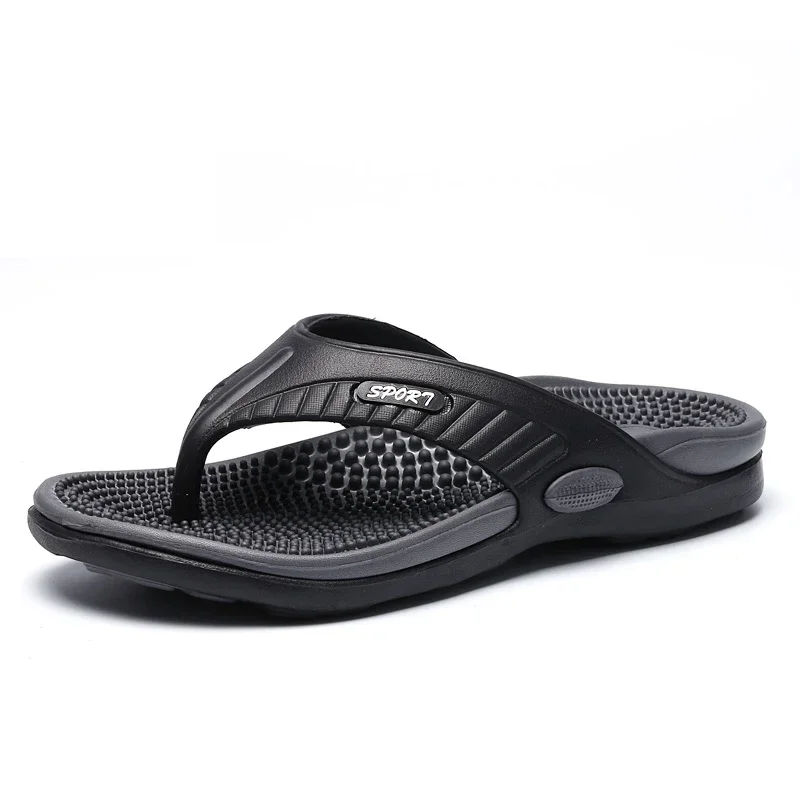 MAEDEF Flip Flops for Men Summer Breathable Beach Shoes Sandals Mens Luxury Flip Flops Breathable Plus Big Size Men Slippers 47