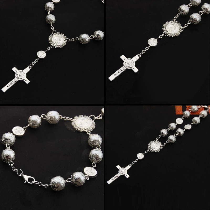 Finger Baptism Rosaries Beads Faux Pearls For Baptism Christening baptism rosary beads