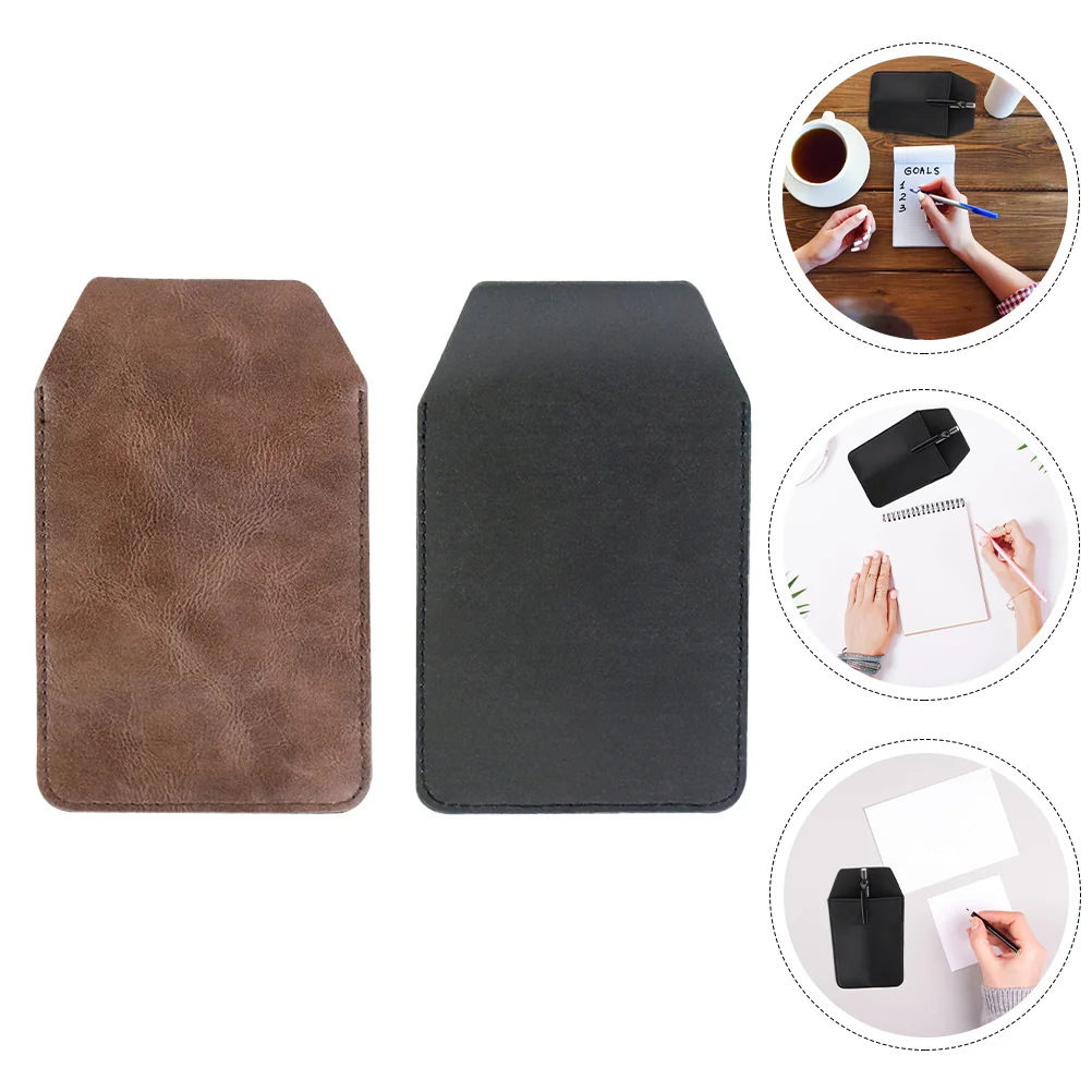 

2Pcs Large Pen Organizer Portable Pocket Protector Leak Proof Pen Bag Pocket Protector