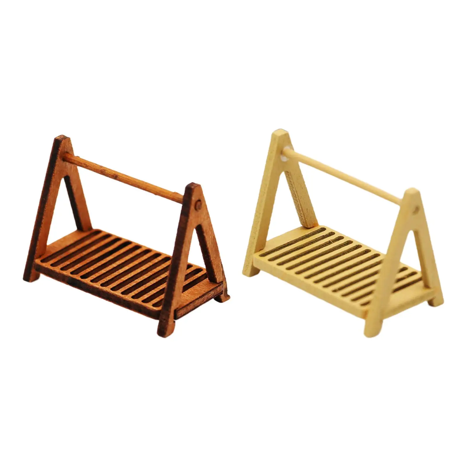 

Деревянный стеллаж для хранения для кукольного домика в масштабе 1:12