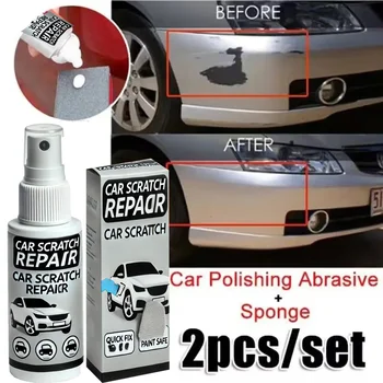 Car Scratch Remover & Paint Care Tools – Auto Swirl Remover, Scratch Repair Polishing, Grinding Compound & Anti-Scratch Wax