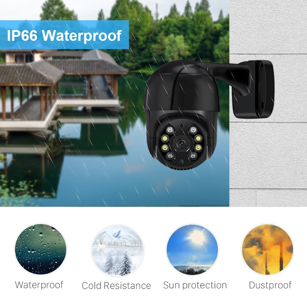 Xmeye 32CH NVR Kit 4K PTZ Security Camera System 8MP POE Ai Human Detected Two Way Audio Waterproof Video Surveillance Set P2P 4