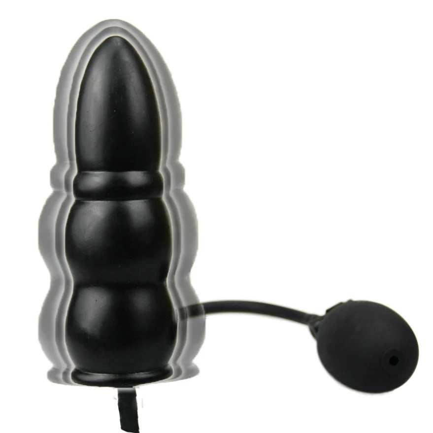 Big Inflation Anal Plug Extra Silicone Large Inflatable Butt Plug Pump up Anal toys for Women man Lesbian Sex toy