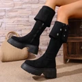 Black suede
