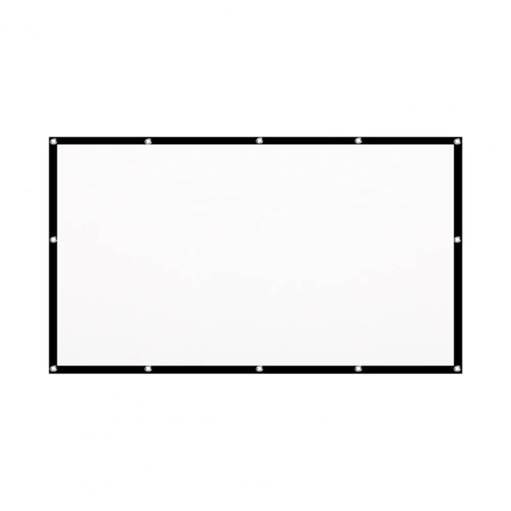 Good Performance Portable 60 Inch 16:9 Simple Thick Projection Movie Screen for Outdoor