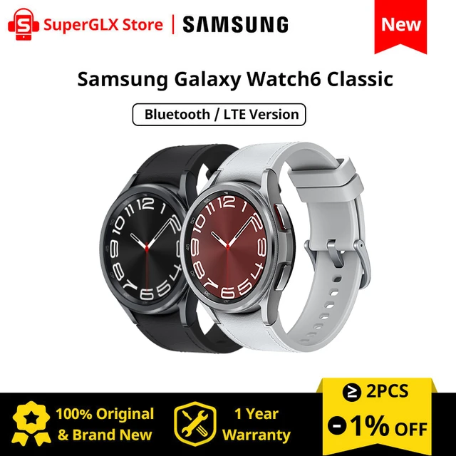 Samsung Galaxy Watch6 Classic Smart Watch 47mm, Large, LTE, Black 