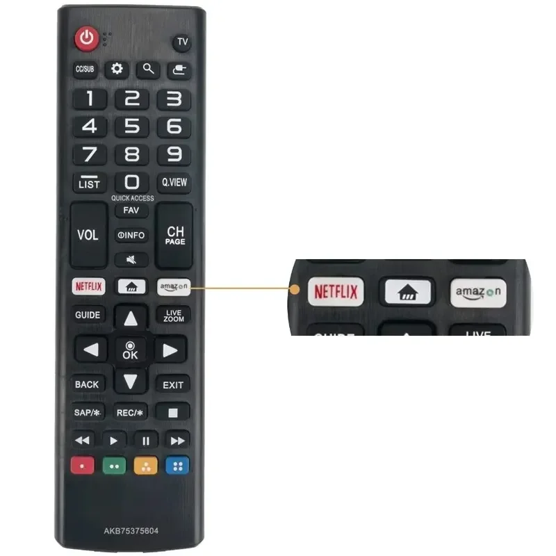AKB 75375604   HIGH QUALITY ABS REMOTE CONTROL FOR LG SMART TV 433HZ