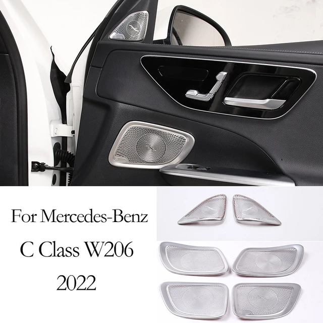 Edelstahl Innen türgriff Schüssel Dekoration Abdeckung Verkleidung Innen  zubehör für Mercedes Benz C s Glc Klasse W206 W223 x254 - AliExpress
