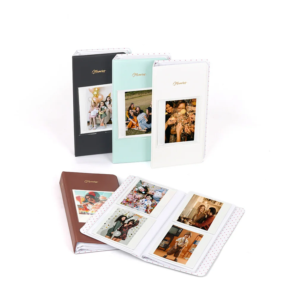 Photo Film Album For Fujifilm Instax Wide Album 64 Pockets For Fujifilm Instax Wide 400 210 300 Link Photo Paper Album Storage Souvenir Book