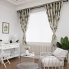 Bedroom Curtain Printed Curtains Home Grommet for Windows Darkening Short Elk Printing Blackout Rural 4