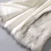 Winter Women's Vest Coat Wool Vest Faux Fur Vest Stand Collar Faux Fur Coat Vest Jacket Outdoor Windproof Coat 4