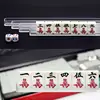 Chinese Mahjong Game Set 144 Pcs Mini Mah Jong Tile Set For Party Playing Complete Traditional Mahjong Set With Carrying Travel 4