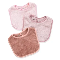 Serviette éponge solide pour bébé, bavoirs en coton doux, serviette de salive réglable, coréen pour enfants garçons et filles, Bandanas de poche, vêtements d'alimentation pour rots 6