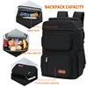 Large Capacity Thermal Picnic Cooler Backpack Outdoor Camping Meal With Bottle Opener 100% Leakproof Insulated Beer Cooler Bags 2