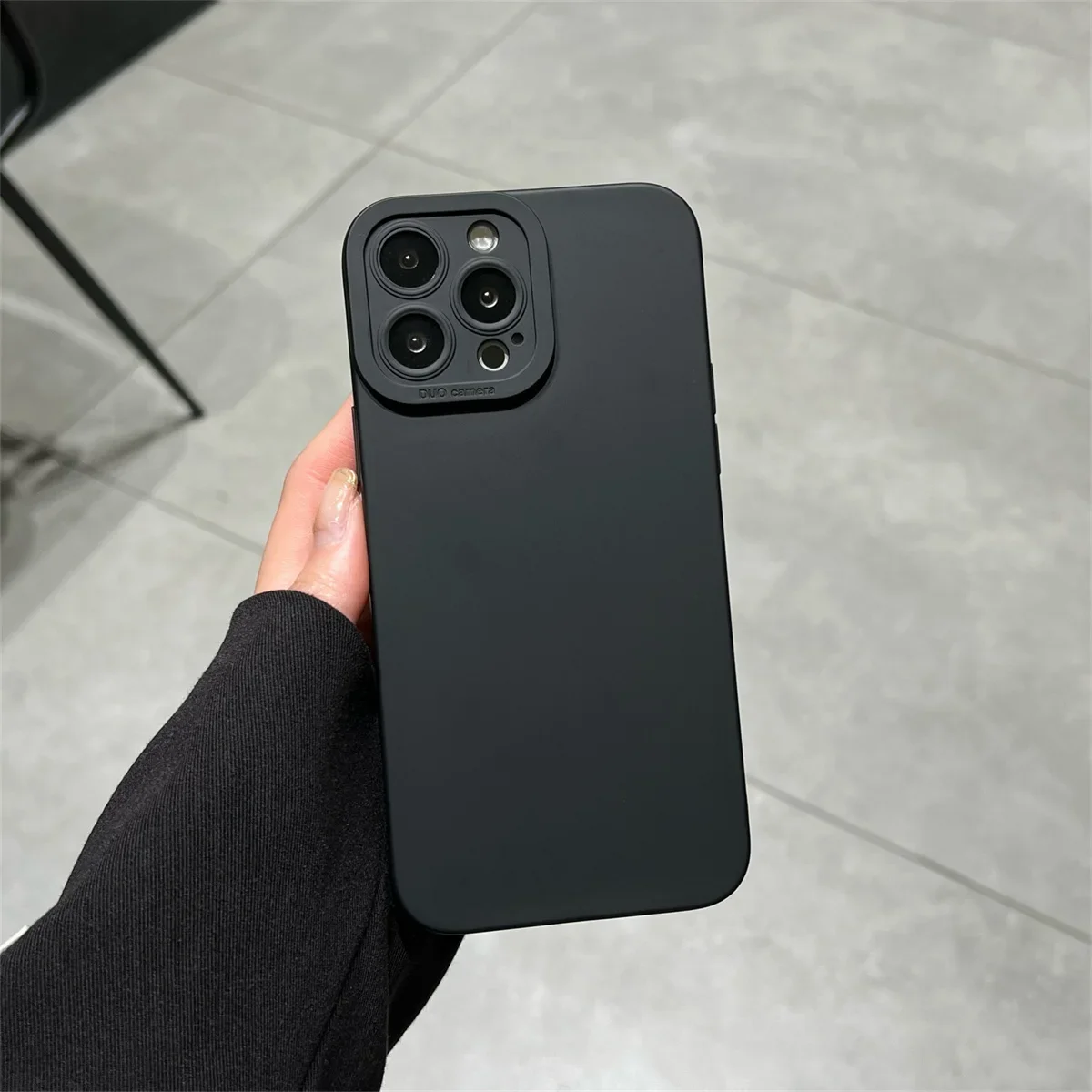 Flüssige Silikon-Handyhülle für Apple IPhone 14 11 13 15 16 12 Mini 17 Pro Max Air Plus Weiche schützende Stoßstangen-Rückseite – Detail 13