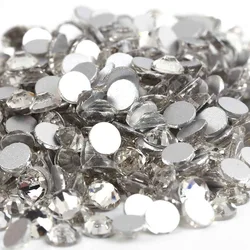 Super Bright Crystal Glass Strass for 3D Nail Art Decoration (Crystal Clear)