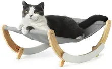 Cat Hammock Cat Nest Comfortable Window Side Kitten Sunny Seat Solid Wood Cat Shaker Pet Bed Chair Hanging Hammock