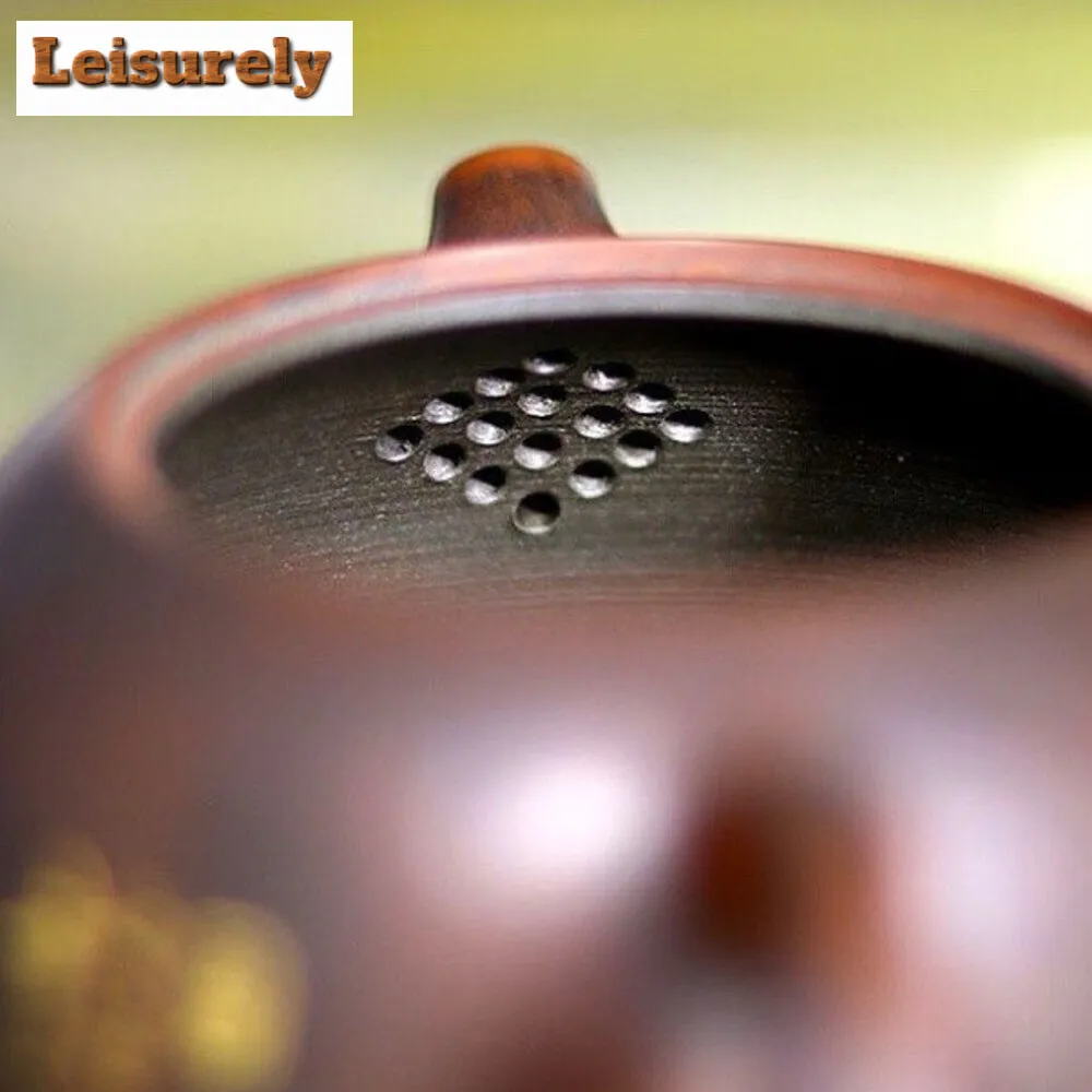 240ml Qinzhou Nixing Pottery Teapot Famous Master Pure Handmade Xishi Pot Chinese Filter Teaware Accessories Zisha Beauty Kettle
