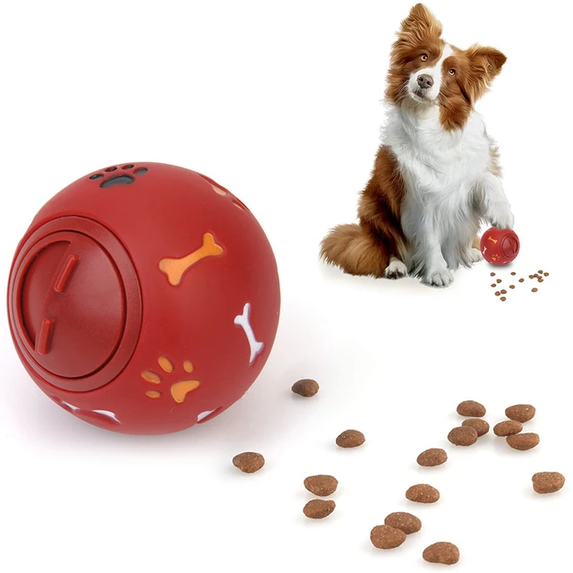 NEW Puppy Slow Feeder Ball PVC Non-Toxic Dogs Treat Balls Funny