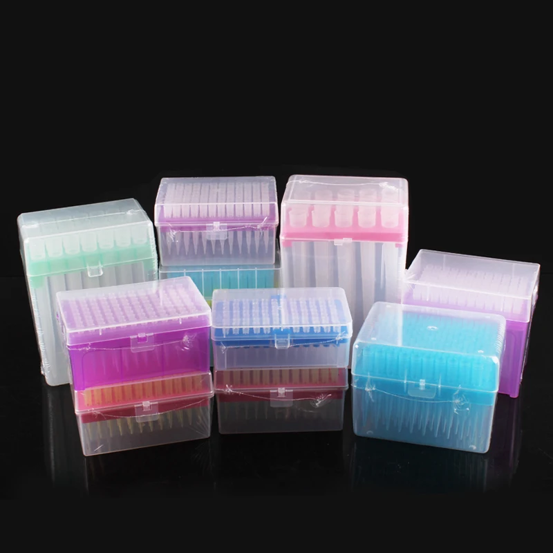 Lab Pipettor Tip Box 1set Lab 10ul/10ul-L/20ul/50ul/100ul/200ul/300ul/1ml/5ml/10ml Plastic Pipettor Tip Box Pipette Filter Tips Experiment