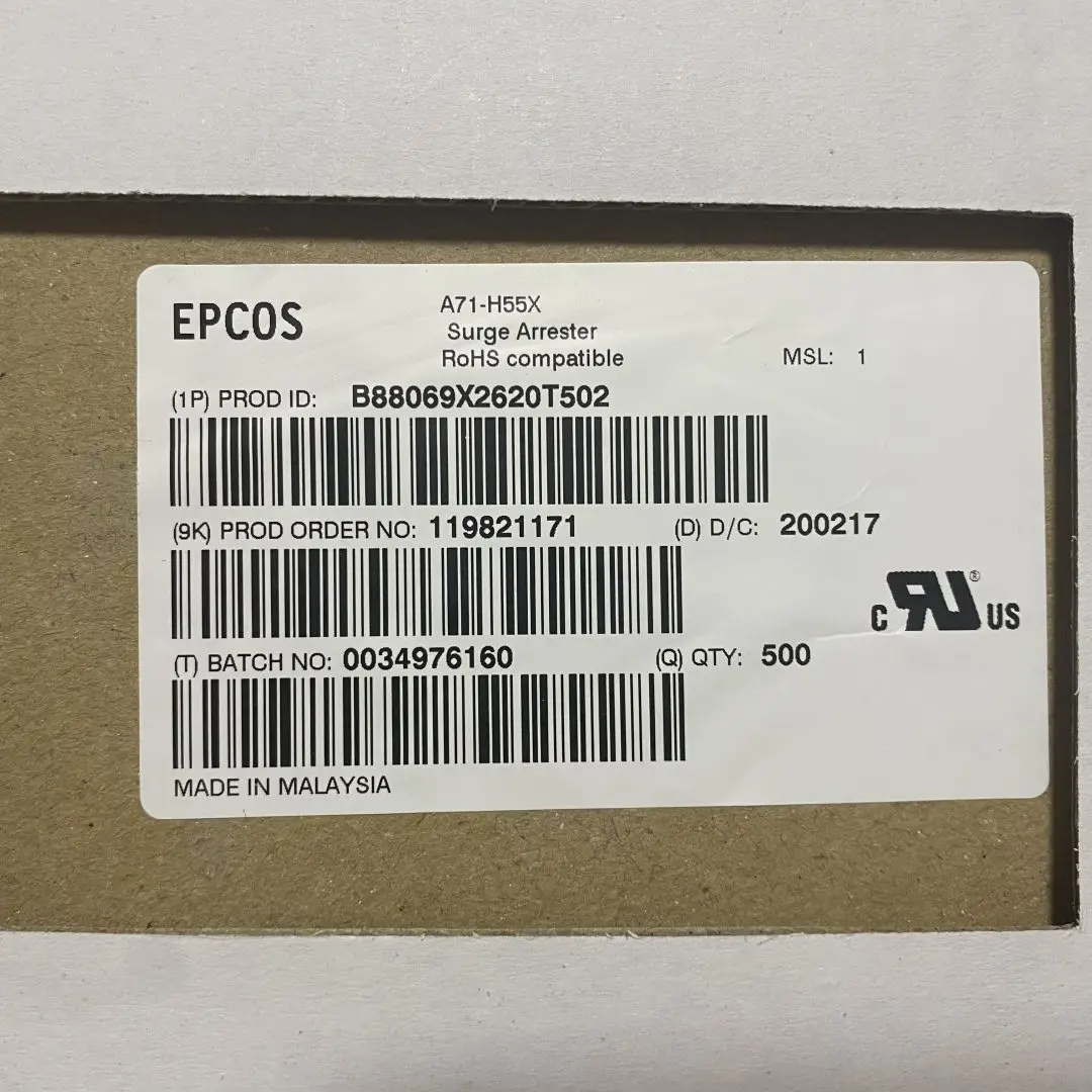 5/10/20PCS A71-H55X EPCOS 5500 10kA 5.5kV Gas Discharge Tubes B88069X2620S102 replace TDK SSG5X-1 Surge Arresters gas discharge tube