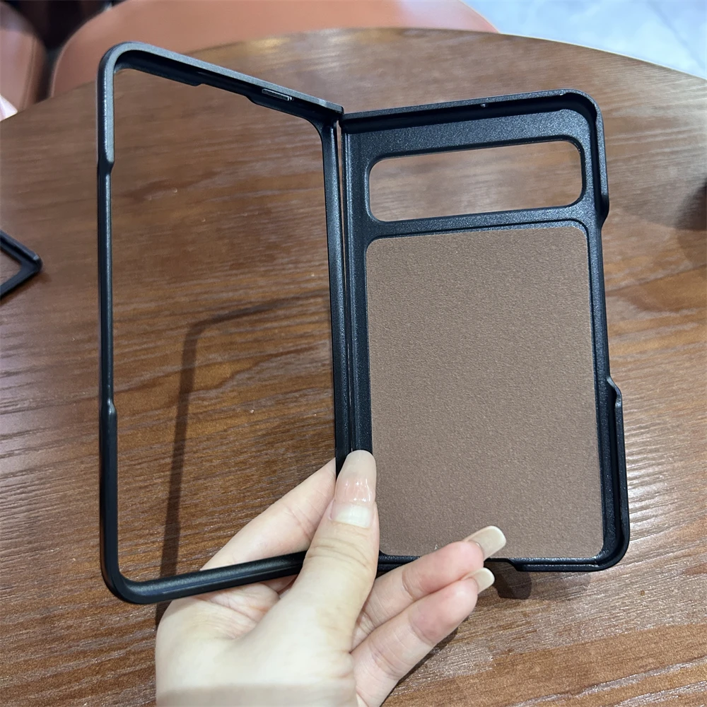 Leather Hard PC Shockproof Protective Case - Vintage Smooth PU Cortex Business Cover