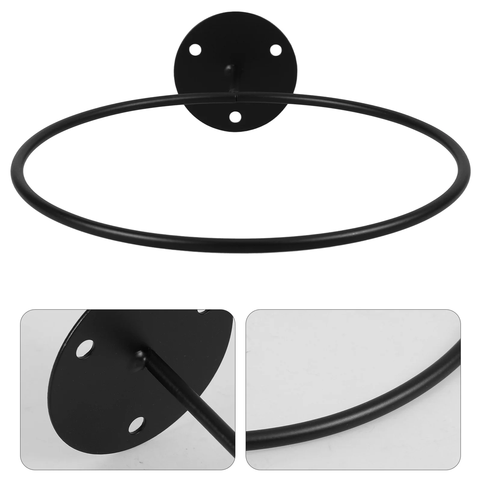 3 Pcs Ball Rack Soccer Balls Wall Mount Sports Iron Monitor Stand Bracket Racks Supporting Basketball Display Holder Rugby