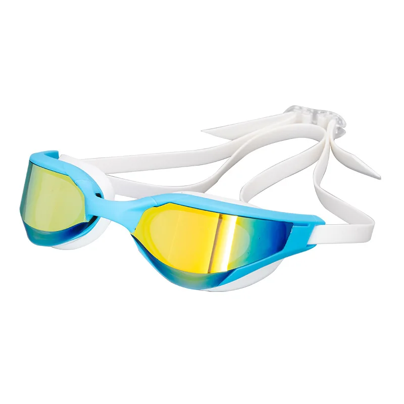 New Electroplated Swimming Glasses Adult Anti-fog Racing Swin Goggles High Quality Border Men and Women's Wholesale 3