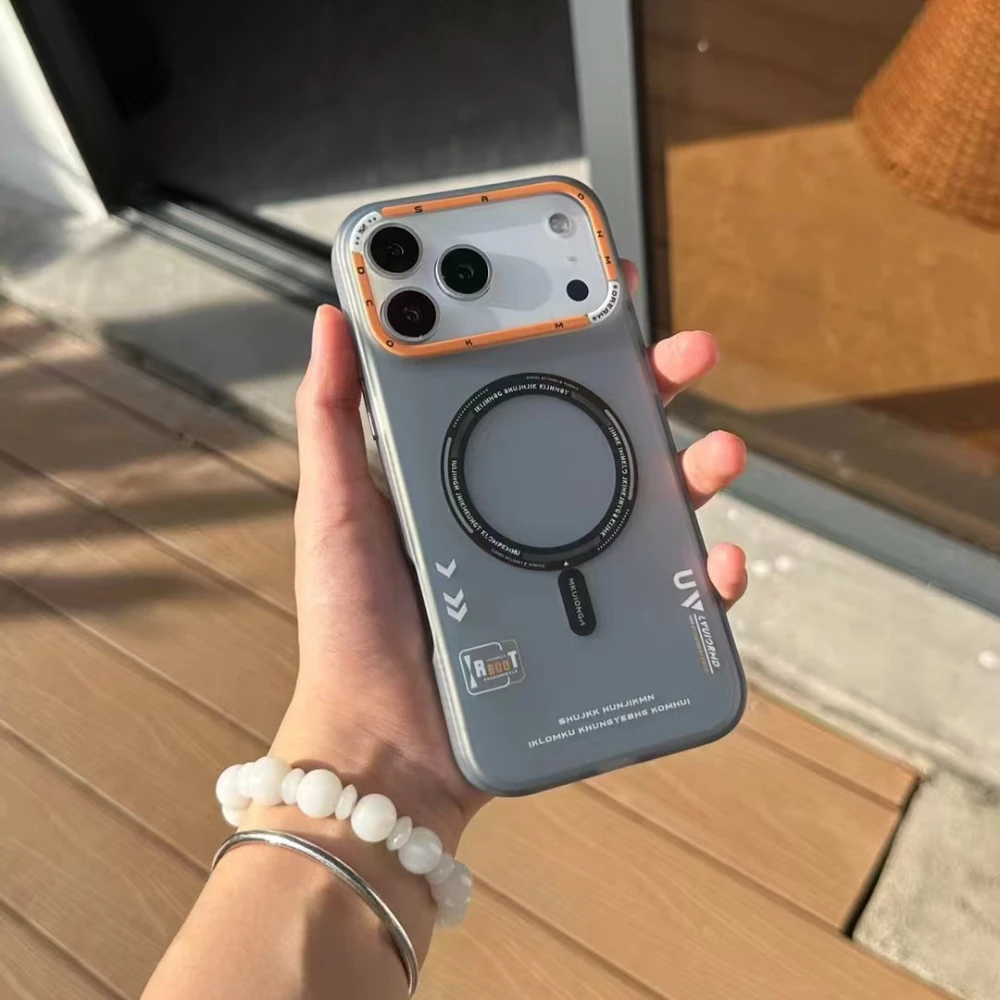 iPhone Matte Magnetic Case with Lens Frame 3