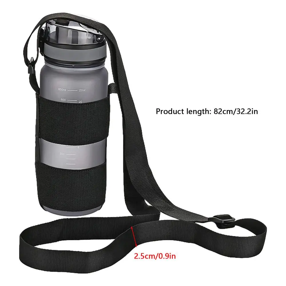 Water Bottle Carrier Holder Universal Hands Free Sling Strap For Bottles Outdoor Activities Supplies For Mountaineering Hiking