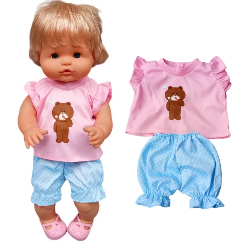 Ropa para muñeca bebé Nenuco de 42cm, pantalones vaqueros aptos
