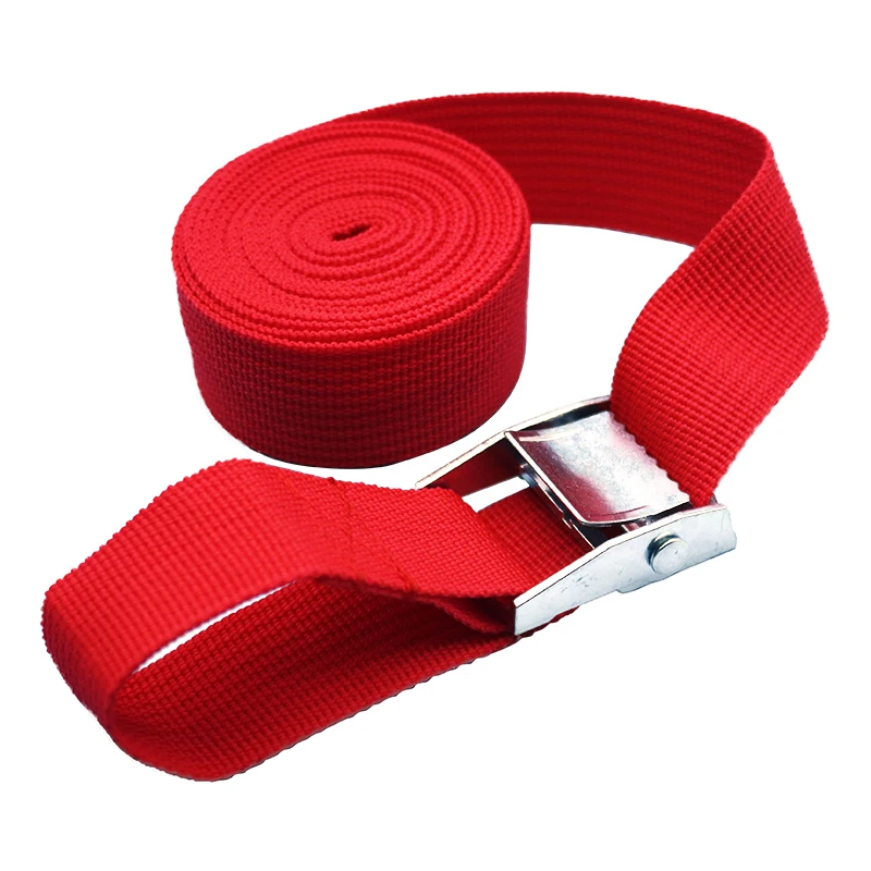 Cargo Straps Cargo Tie Down Strap Lashing Strap Tie Down Straps Luggage Strap 6M*25mm Red Tie Down Strap Strong Ratchet Belt Luggage Bag Cargo Lashing Metal Buckle 1m 2m 3m 4m 5m