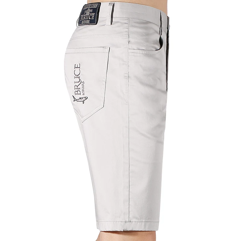 Bruce&Shark New Men's Shorts Pants Casual Fashion Shorts Slacks Pants Straight Leg Loose Style stretching korean summer clothes