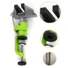 TAIMIMEI 360 Degrees Bench Vise Home Table Vise Clamp-On Vise Aluminum Alloy Swivel Rotating Universal Clamp 2