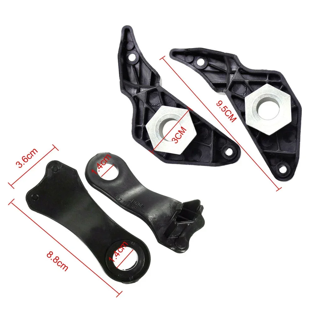 Car Headlight Bracket Mount Holder Clips Right + Left For BMW E60 E61 525i 530i 540i 545i 550i 63126941478 63126942478 4pcs headlight mounting brackets