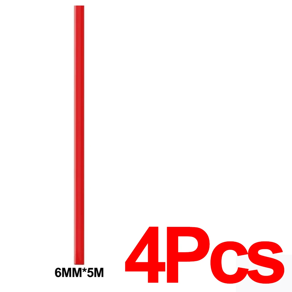Red Self-Adhesive PVC Car Bumper Guard