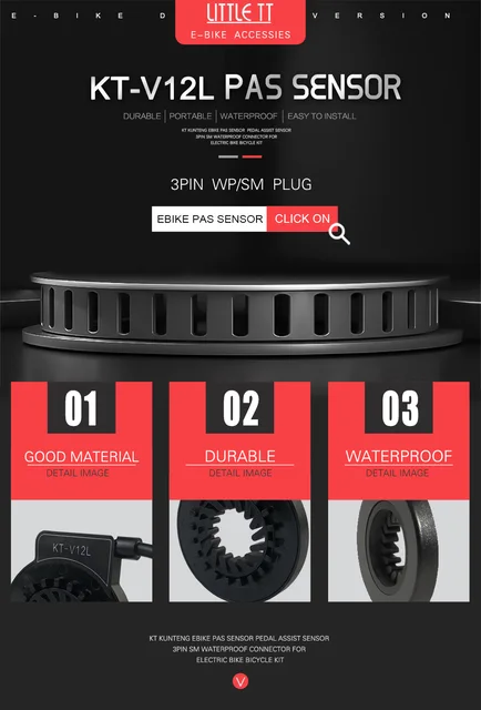 Sensore Pedalata Assistita Per E-Bike - 12 Magneti, Per Biciclette Elettriche, Facile Installazione - Foto 2