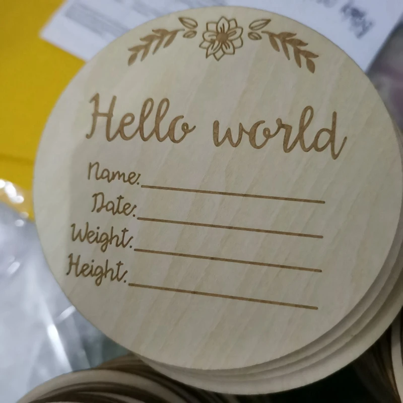 

20 шт., детский Знак «Hello World»