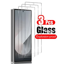 Premium Tempered Glass Screen Protector - Ultra Clear 10H Toughened Display Film (3 Pack) (For Z Fold 5)