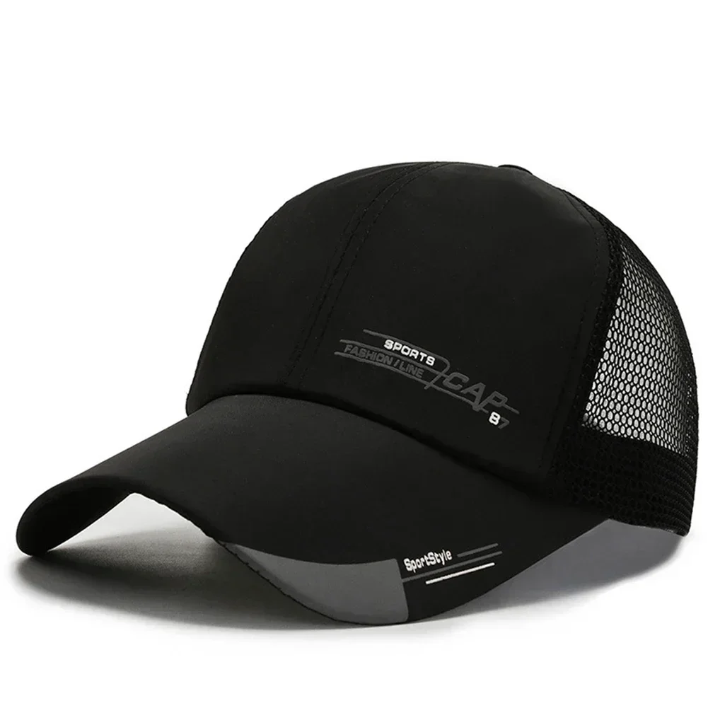 Hat Baseball Cap Polyester Sunbathing 56-60cm 70g Adjustable Breathable Camping Fishing Hunting For Men