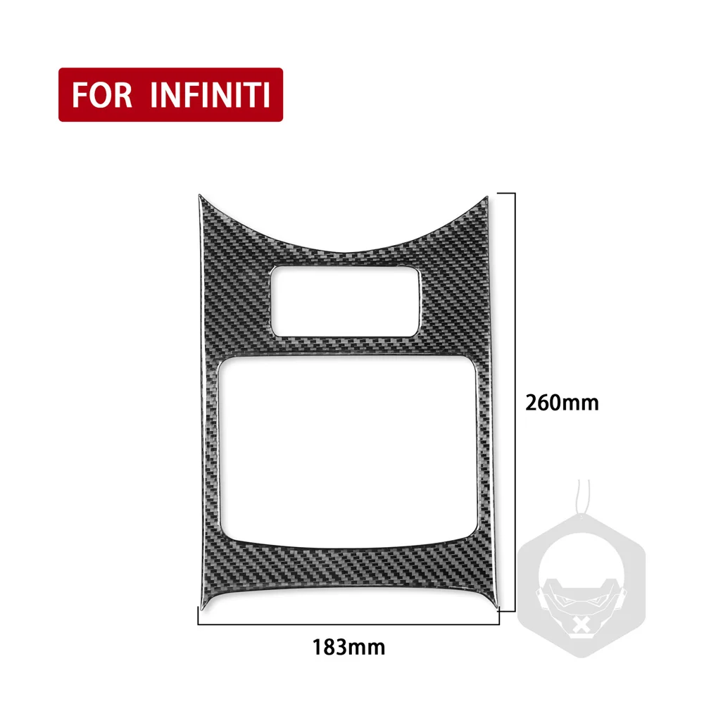 

Applicable for Infiniti G3707-09 Gear Storage Box Carbon Fiber Decorative Sticker